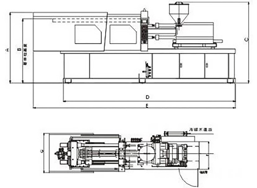 121-注塑機注塑溫度的控制配圖01-結(jié)構(gòu)圖